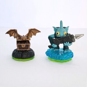 Skylanders Spyros Adventure Gill Grunt and Hidden Treasure Figures Green Base